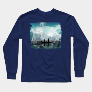 Night Fishing - Green Hue Long Sleeve T-Shirt